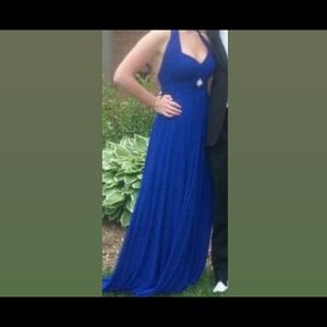 MacDuggal Royal Blue Prom Dress